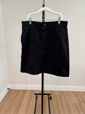 Like New Banana Republic Corduroy Mini Skirt, Black